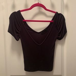 urban outfitters simple black top